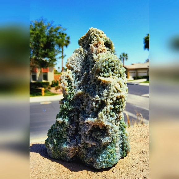 Beautiful Large Multi-hued Grape Agate Wave Shaped Freeform - Picture 6 of 14